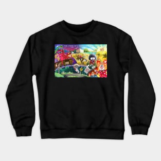 The Story of a Rebel and his Bike Crewneck Sweatshirt